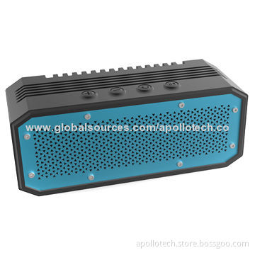 Professional Rugged Bluetooth Speaker with 10,400mAh Capacity, Supports TF Card